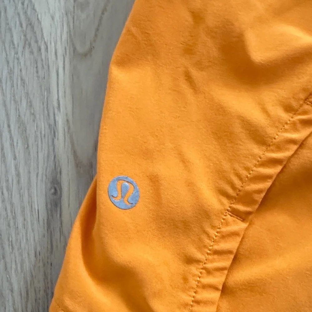 Lululemon Athletica Vibrant Orange Athletic Shorts - Picture 2 of 4
